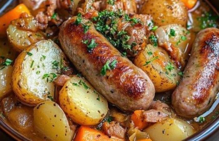 بالطعم البلدى..طاجن سجق بالبطاطس والجزر - بوابة نيوز مصر