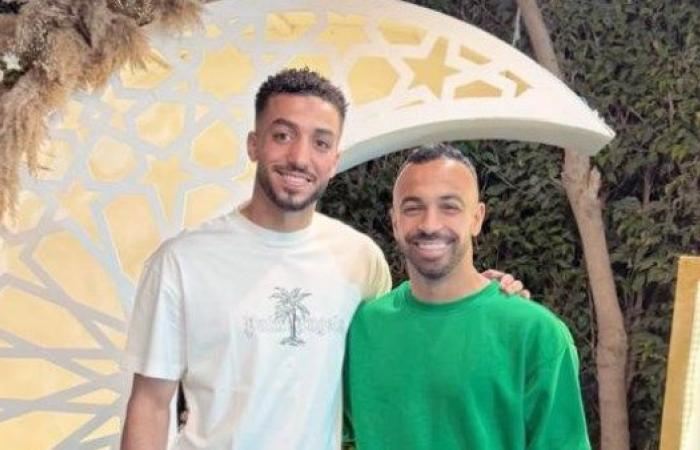 أفشة يهنئ محمد عبد المنعم بعيد ميلاده - بوابة نيوز مصر