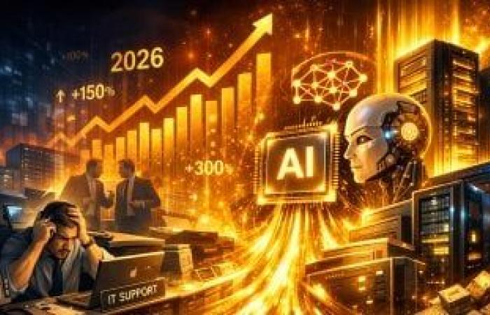 جارتنر: طفرة الذكاء الاصطناعى ترفع الإنفاق التقنى العالمى بنسبة 10.8% - بوابة نيوز مصر