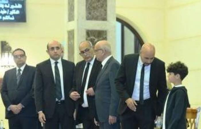 عزاء الراحل الدكتور مفيد شهاب بحضور سياسيين وشخصيات عامة - بوابة نيوز مصر