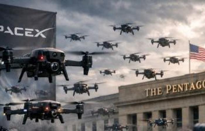 جيش "الدرونز" الذاتى.. SpaceX تدخل المعركة السرية للبنتاجون - بوابة نيوز مصر