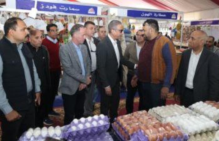 محافظ الجيزة يتفقد معرض أهلا رمضان بفيصل لمتابعة انتظام التشغيل - بوابة نيوز مصر