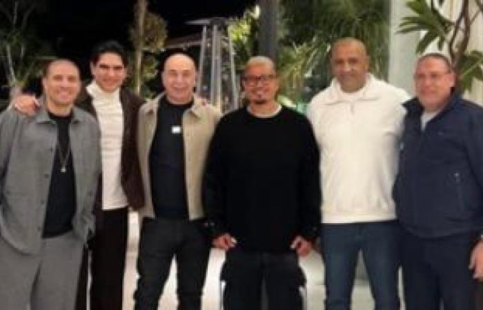 حسام حسن ينشر صورة مع عمرو دياب فى حفل سحور - بوابة نيوز مصر