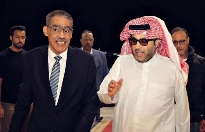 ضياء رشوان يستقبل تركي آل الشيخ.. ويؤكد عمق العلاقات المصرية السعودية - بوابة نيوز مصر