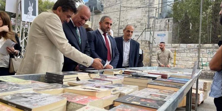 افتتاح معرض الكتاب الخامس بفلسطين (صور) - بوابة نيوز مصر