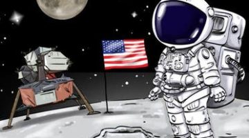 «ركز جيداً في الصورة».. رائد فضاء يقف على القمر.. هل يمكنك اكتشاف الخطأ في هذه الصورة في 10 ثوانٍ فقط؟!!