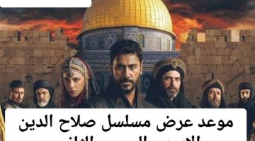 “الموسم الثاني”.. تعرف على موعد عرض مسلسل صلاح الدين الأيوبي الموسم الثاني
